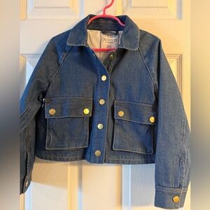 Crewcuts Kids Jean Jacket with Gold Buttons